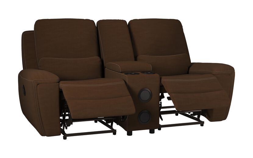 Leiston 2 Seater Manual Recliner Sofa with Console | Leiston Sofa Range | ScS