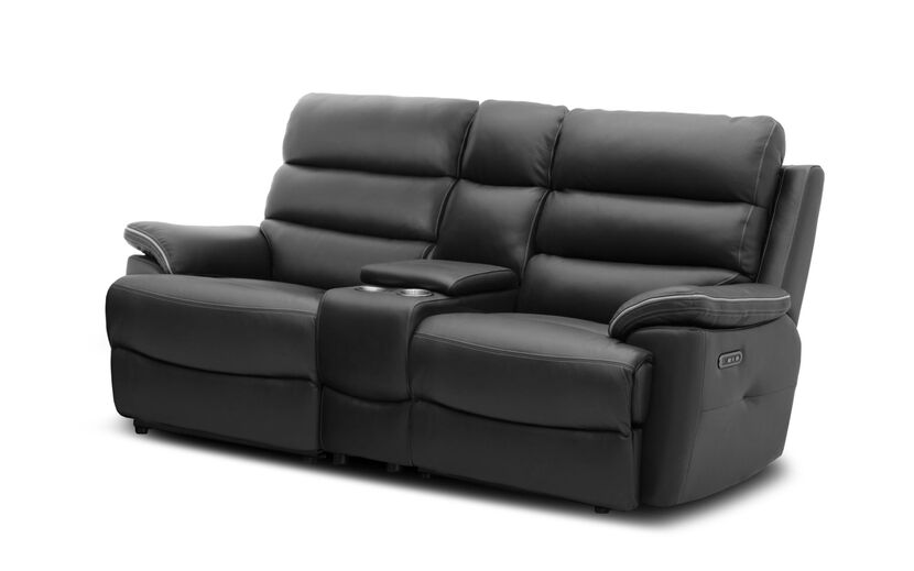 Living Griffin 2 Seater Power Recliner Sofa with Console & Head Tilt | Griffin Sofa Range | ScS
