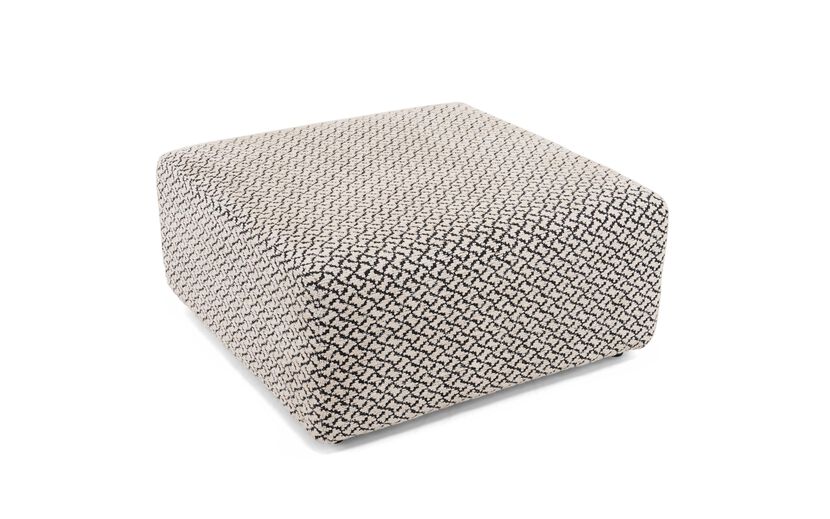 Ideal Home Lennox Patterned Fabric Box Footstool | Lennox Sofa Range | ScS