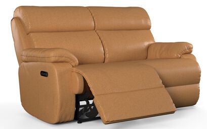 Living Reuben 2 Seater Power Recliner Sofa with Head Tilt & Lumbar | Reuben Sofa Range | ScS
