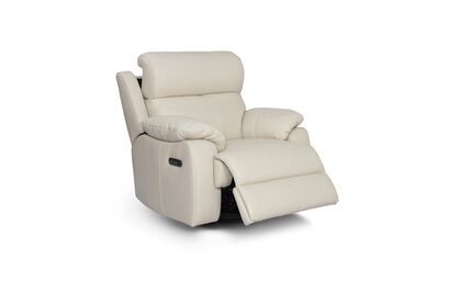 Living Reuben Power Recliner Swivel Chair with Head Tilt | Reuben Sofa Range | ScS