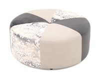 Living Nancy Fabric Circular Footstool | Nancy Sofa Range | ScS