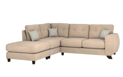 Living Aspen 1 Corner 2 Left Hand Facing Chaise Standard Back Sofa | Aspen Sofa Range | ScS