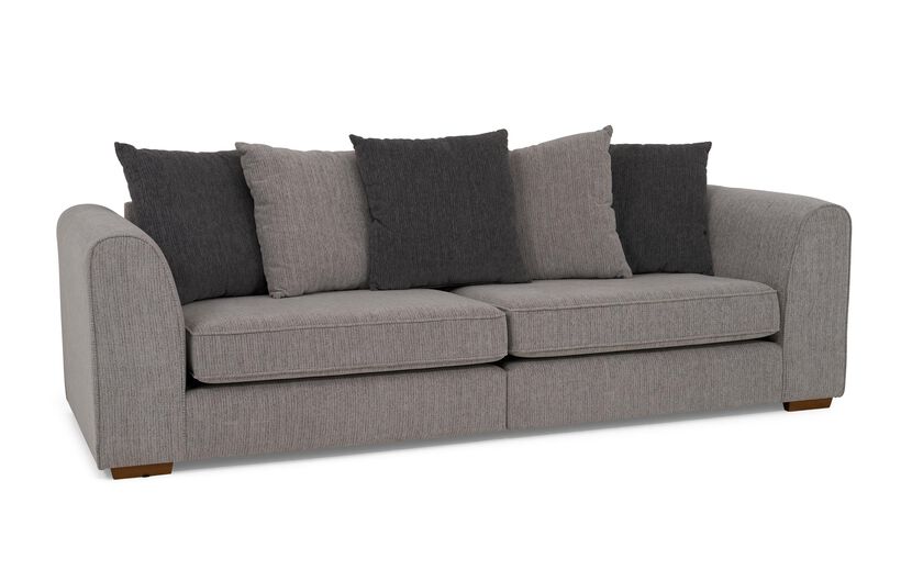 Nicole Fabric 4 Seater Sofa Split Scatter Back | Nicole Sofa Range | ScS