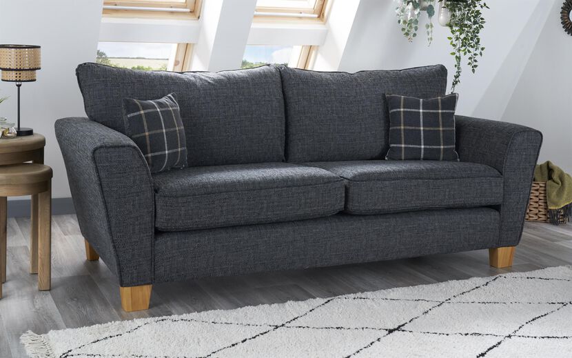 Theo Fabric 4 Seater Standard Back Sofa | Theo Sofa Range | ScS