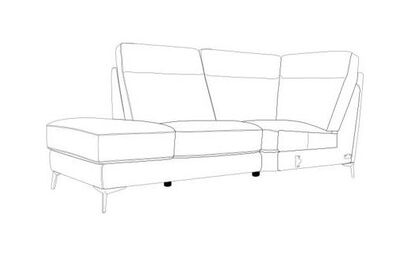 Castagnolo Left Hand Facing 2 Seater Corner with Chaise | Castagnolo Sofa Range | ScS