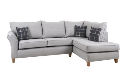 Hugo Fabric 3 Corner 1 Right Hand Facing Chaise Standard Back Sofa | Hugo Sofa Range | ScS