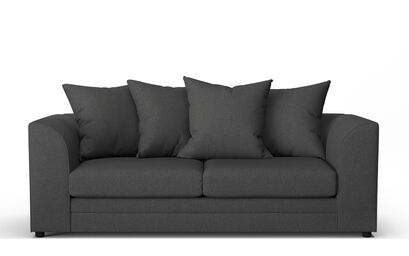 Chicago Fabric Graphite 3 Seater Sofa | Chicago Sofa Range | ScS