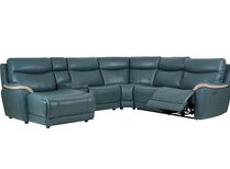 Living Ethan 3 Corner 3 RHF Power LHF Console & Chaise Sofa with Head Tilt & Lumbar | Ethan Sofa Range | ScS