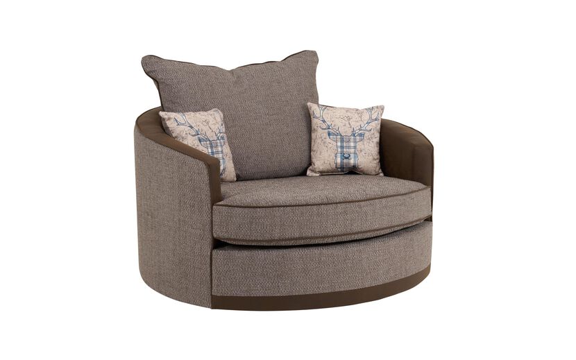 Living Clyde Fabric Large Twister Chair | Clyde Sofa Range | ScS