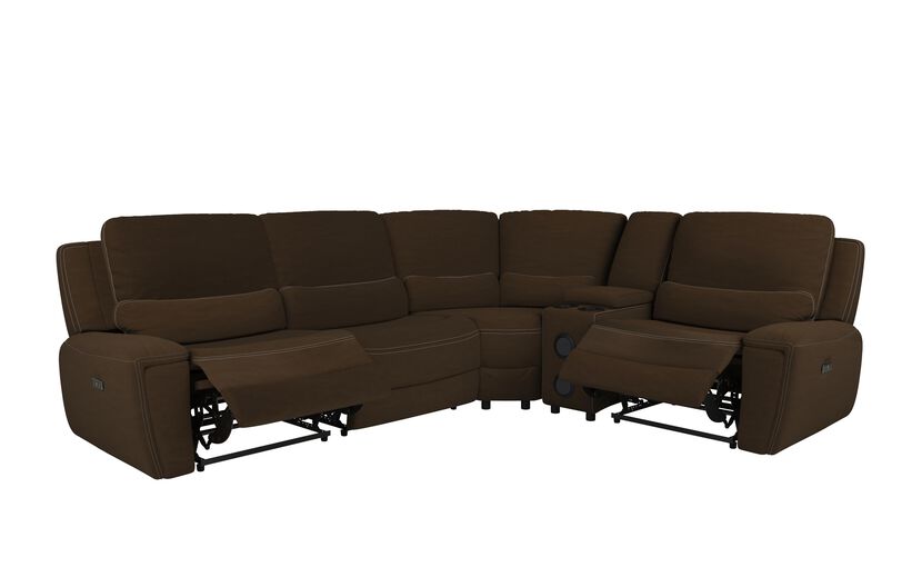 Endurance Prescott 2 Corner 1 Power with Console | Endurance Prescott Sofa Range | ScS