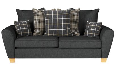 Theo Fabric 4 Seater Scatter Back Sofa | Theo Sofa Range | ScS