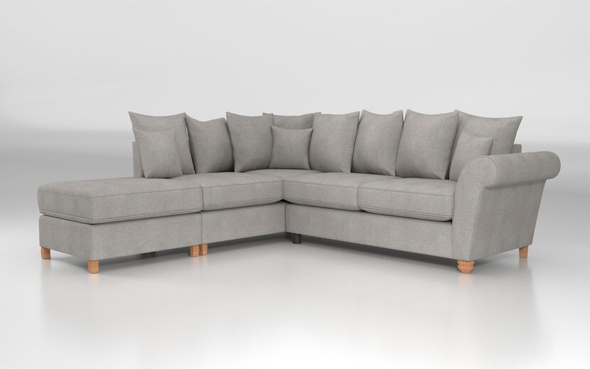 Aveley 1 Corner 2 Left Hand Facing Chaise Scatter Back Sofa | Aveley Sofa Range | ScS