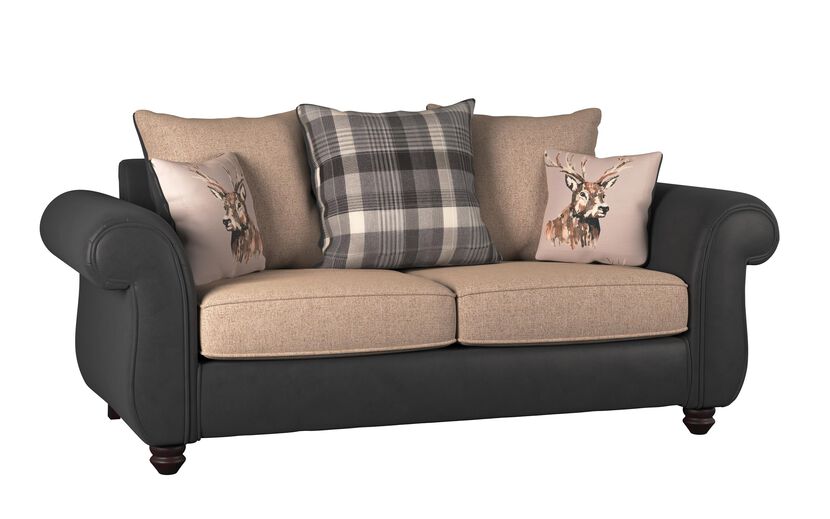 Living Amble Fabric 2 Seater Scatter Back Sofa | Amble Sofa Range | ScS