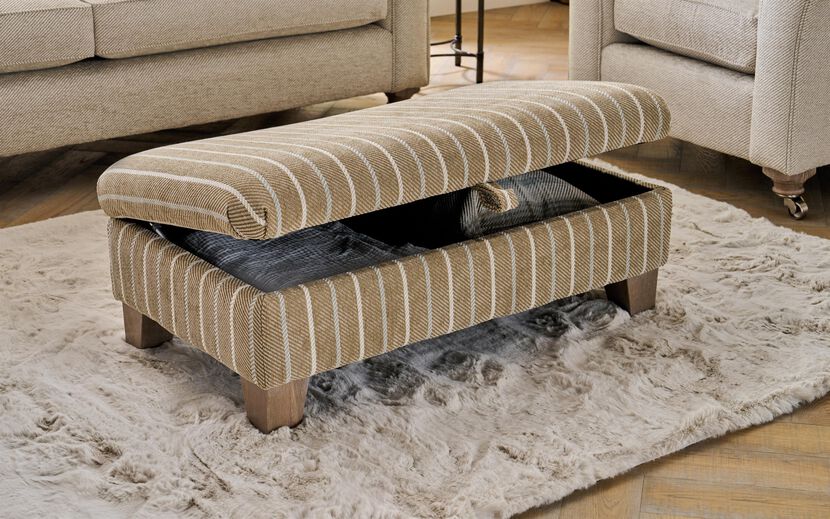 Inspire Kirkby Fabric Ottoman | Kirkby Sofa Range | ScS