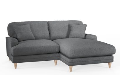 Living Marshmallow Fabric 3 Seater Sofa Right Hand Facing Chaise | Marshmallow Sofa Range | ScS