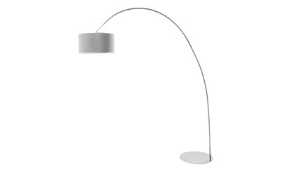 Bindela Large Arc Floor Lamp - Chrome/Giacinto 910 | Lighting | ScS