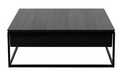 Gavirate Square Table with Storage - Wenge/Black | Accessories | ScS