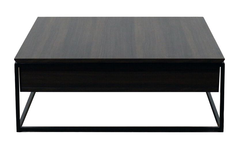 Gavirate Square Table with Storage - Wenge/Black | Accessories | ScS