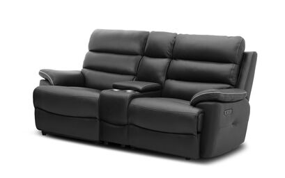 Living Griffin 2 Seater Power Recliner Sofa with Console & Head Tilt | Griffin Sofa Range | ScS