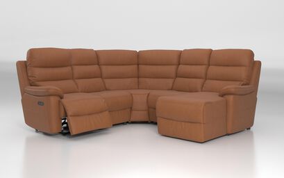 Ossett 2 Corner 2 Right Hand Facing Chaise Left Hand Facing Power Sofa with Head Tilt | Ossett Sofa Range | ScS