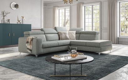 Giola 2 Corner 2 with Left Hand Facing Chaise and Storage | Giola Sofa Range | ScS