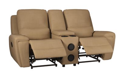 Leiston 2 Seater Manual Recliner Sofa with Console | Leiston Sofa Range | ScS