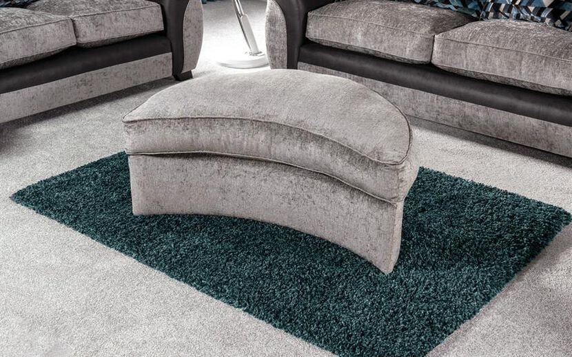 Kadie Fabric Large Twister Footstool | Kadie Sofa Range | ScS