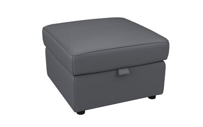 Living Griffin Storage Footstool | Leather Footstools | ScS