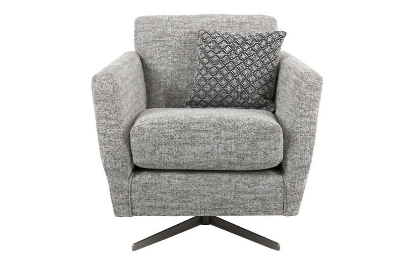 Aurora Fabric Plain Low Swivel Chair | Aurora Sofa Range | ScS