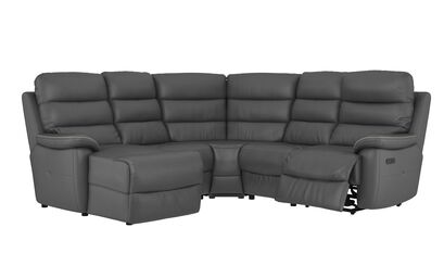 Living Griffin 2 Corner 2 LHF Chaise RHF Power Sofa with Head Tilt | Griffin Sofa Range | ScS
