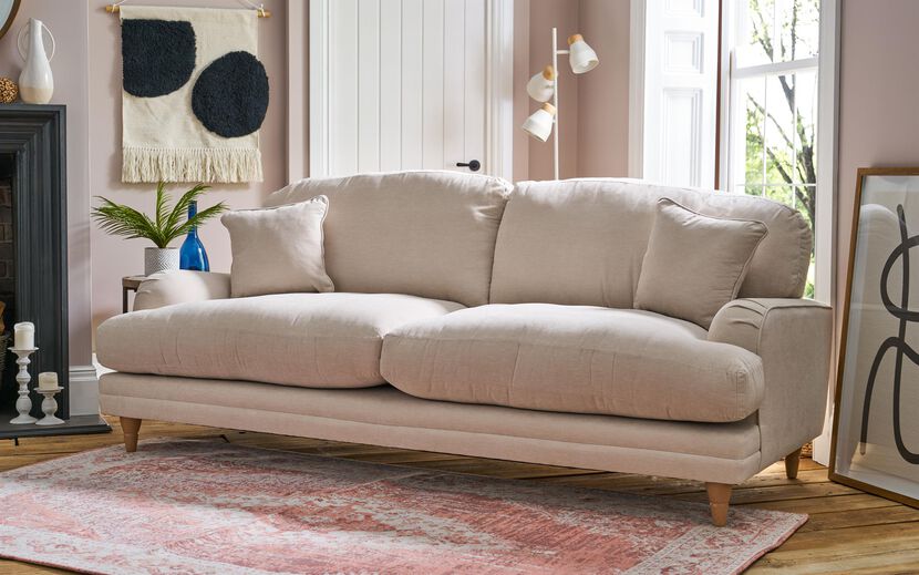 Living Marshmallow Fabric 4 Seater Sofa | Marshmallow Sofa Range | ScS