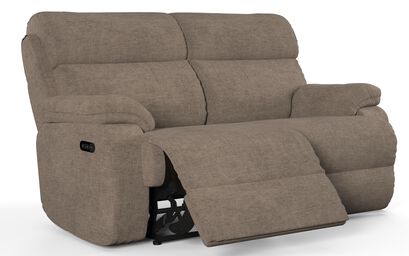 Living Reuben 2 Seater Power Recliner Sofa with Head Tilt & Bluetooth | Reuben Sofa Range | ScS