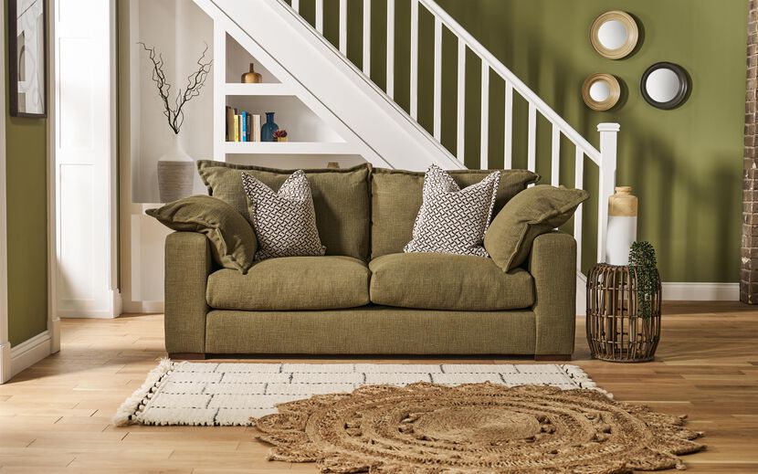 Ideal Home Lennox Fabric 3 Seater Sofa | Lennox Sofa Range | ScS