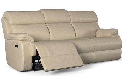 Living Reuben 3 Seater Power Recliner Sofa with Head Tilt & Bluetooth | Reuben Sofa Range | ScS