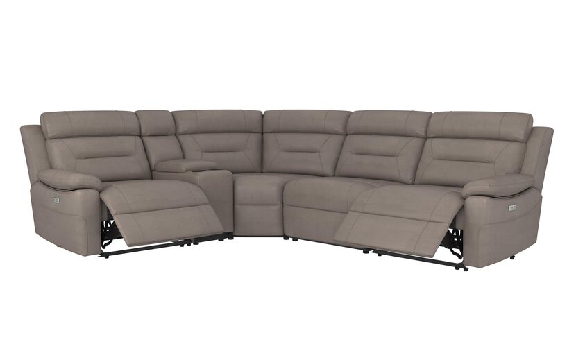 Fareham 1 Corner 2 Power with Console | Fareham Sofa Range | ScS