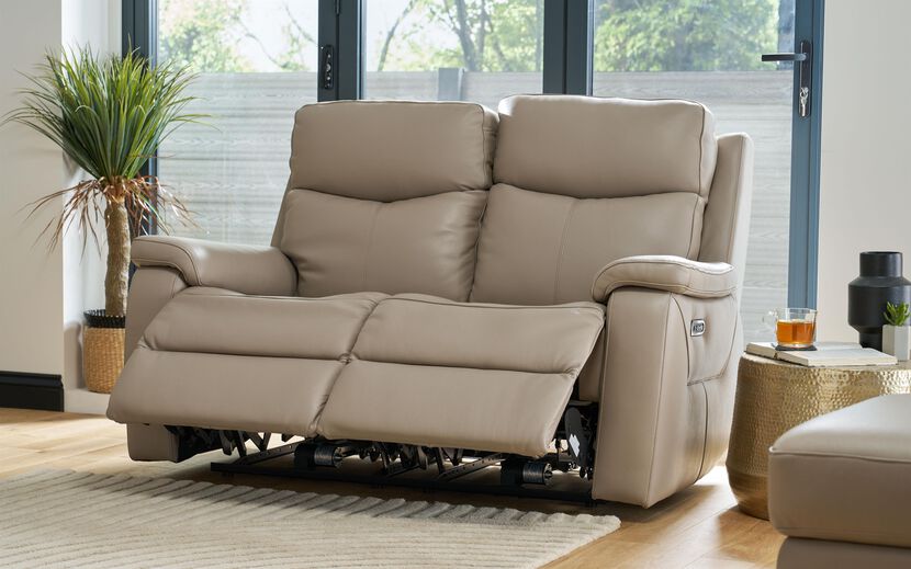 La-Z-Boy Daytona Leather 2 Seater Power Recliner Sofa with Head Tilt & Lumbar Support | La-Z-Boy Daytona Sofa Range | ScS