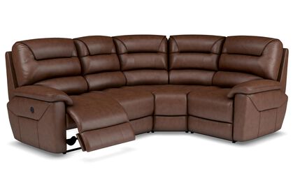 La-Z-Boy Staten Leather 2 Corner 1 Power Sofa | La-Z-Boy Staten Sofa Range | ScS