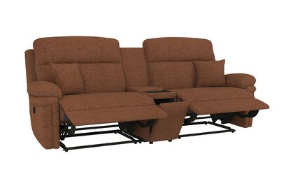 La-Z-Boy Toledo Fabric 3 Seater Manual Recliner Sofa with Tech Console | La-Z-Boy Toledo Sofa Range | ScS