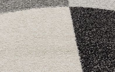 Hague Geometric Textured Wool Rugs in Ivory White buy online from the rug  seller uk