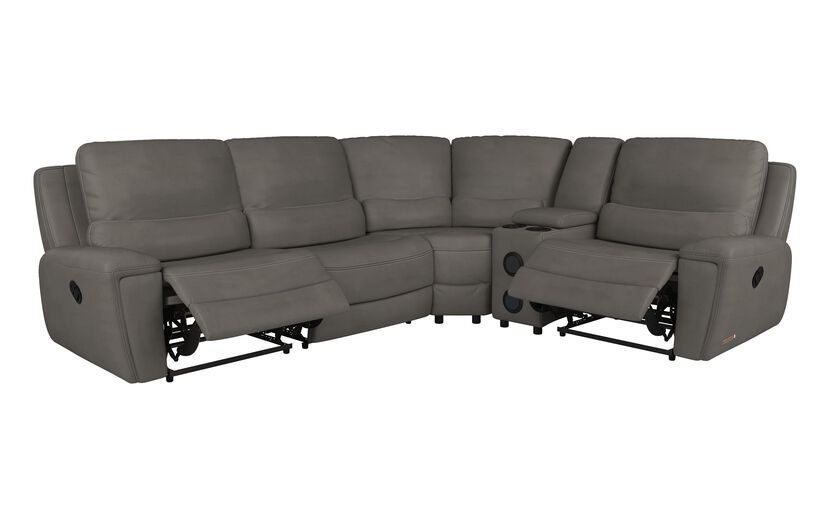 Leiston 2 Corner 1 Manual with Console | Leiston Sofa Range | ScS