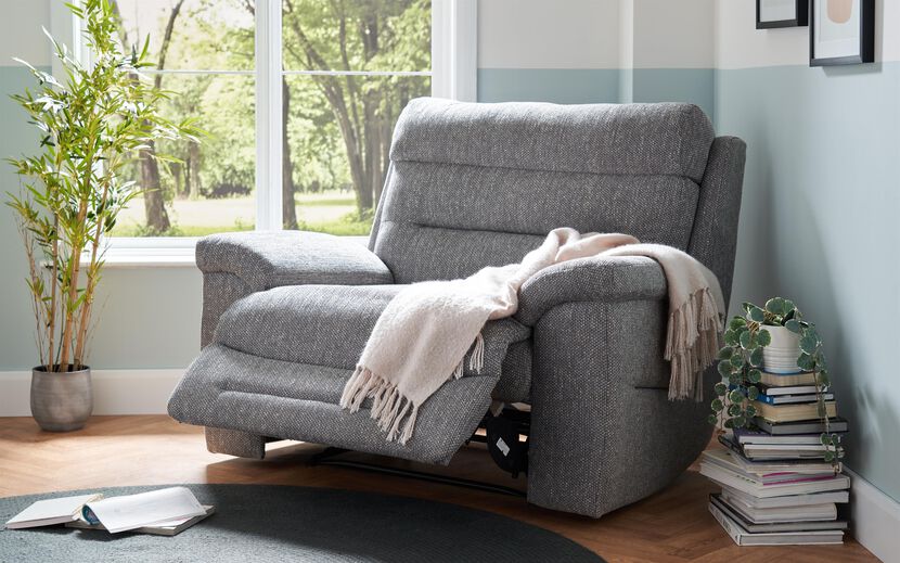 Dion Fabric Snuggle Manual Recliner Chair | Dion Sofa Range | ScS