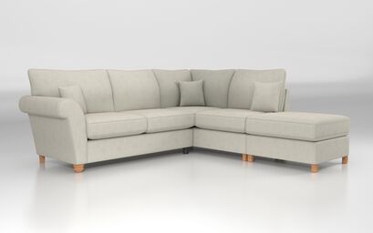 Aveley 2 Corner 1 Right Hand Facing Chaise Standard Back Sofa | Aveley Sofa Range | ScS