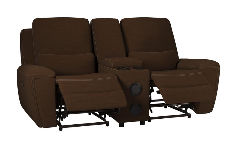 Leiston 2 Seater Power Recliner Sofa with Console | Leiston Sofa Range | ScS