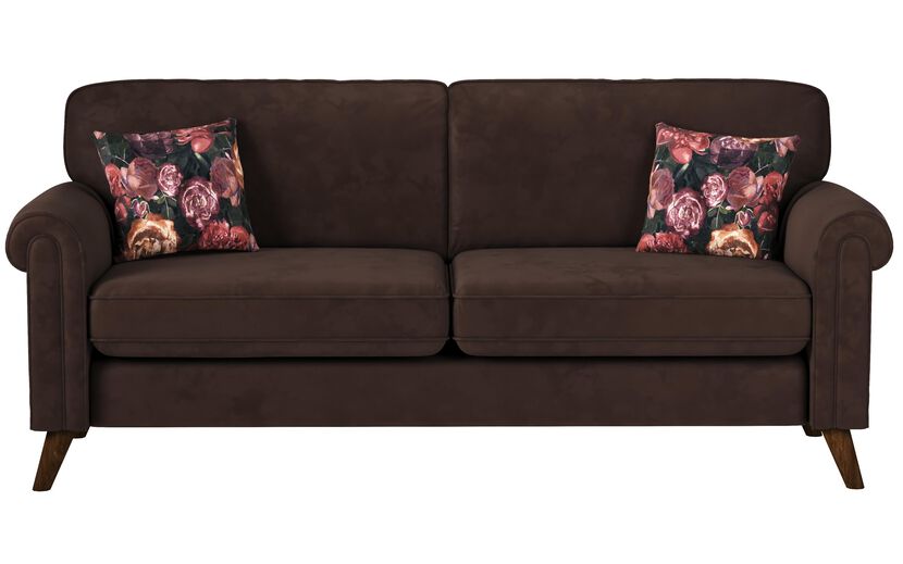 Bloom Velvet 3 Seater Sofa Standard Back | Bloom Sofa Range | ScS