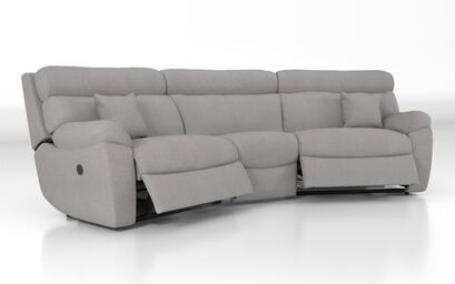 Silsden 4 Seater Curved Power Recliner Sofa | Silsden Sofa Range | ScS