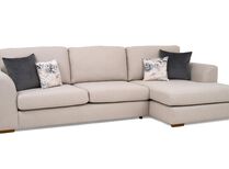 Living Nancy Fabric 3 Seater Right Hand Facing Chaise Standard Back | Nancy Sofa Range | ScS