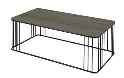 Everly Black Oak Long Coffee Table | Coffee Tables | ScS