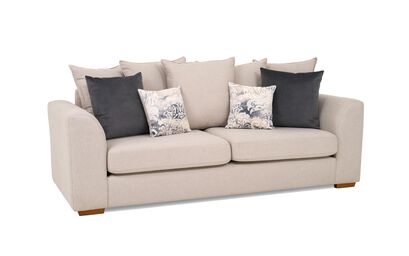 Living Nancy Fabric 3 Seater Sofa Scatter Back | Nancy Sofa Range | ScS