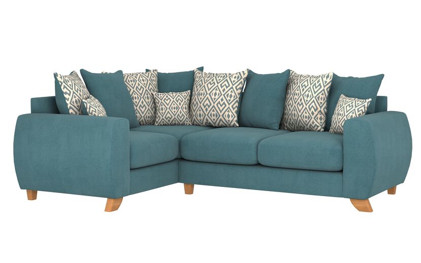 Living Aspen Fabric 1 Corner 2 Scatter Back Sofa | Aspen Sofa Range | ScS